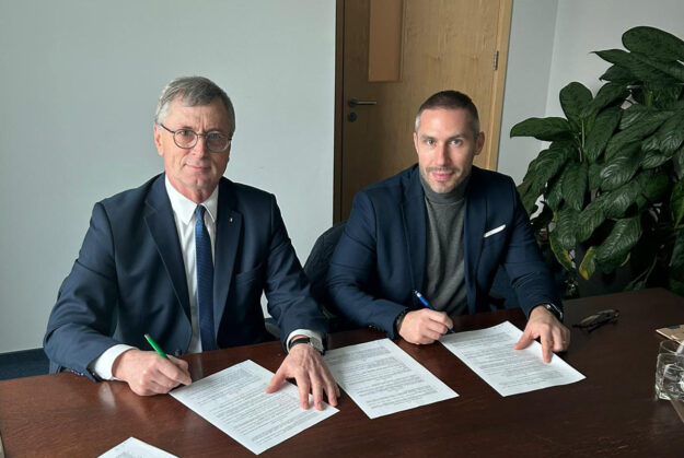 Marian Szkudlarek - Przewodniczący Zarządu Związku (na zdjęciu po lewej) oraz Marcin Wojtkowiak – Członek Zarządu Związku (na zdjęciu po prawej)