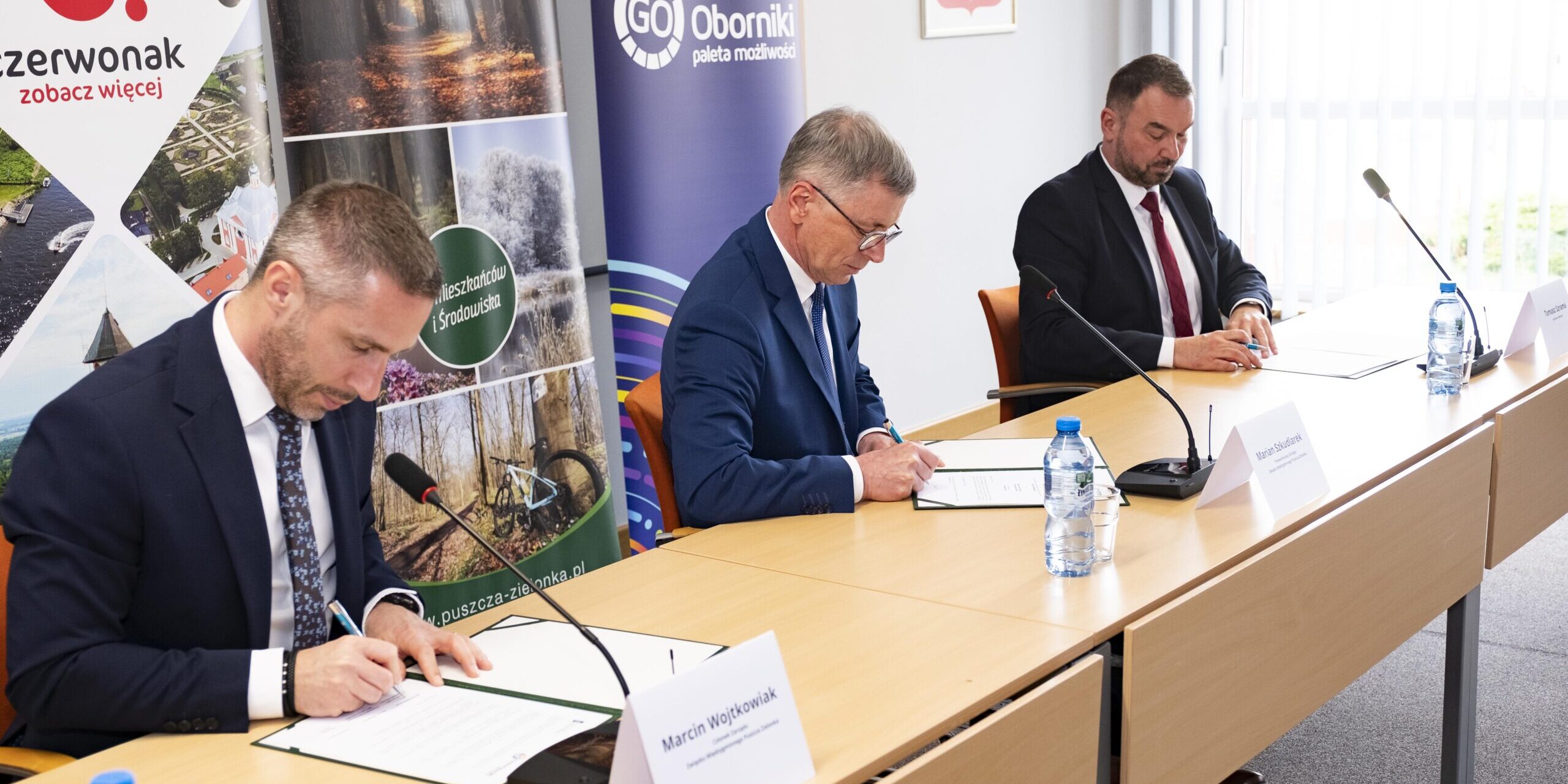 Na zdjęciach od lewej: Marcin Wojtkowiak, Marian Szkudlarek, Tomasz Szrama, Fot. Barbara Wicher