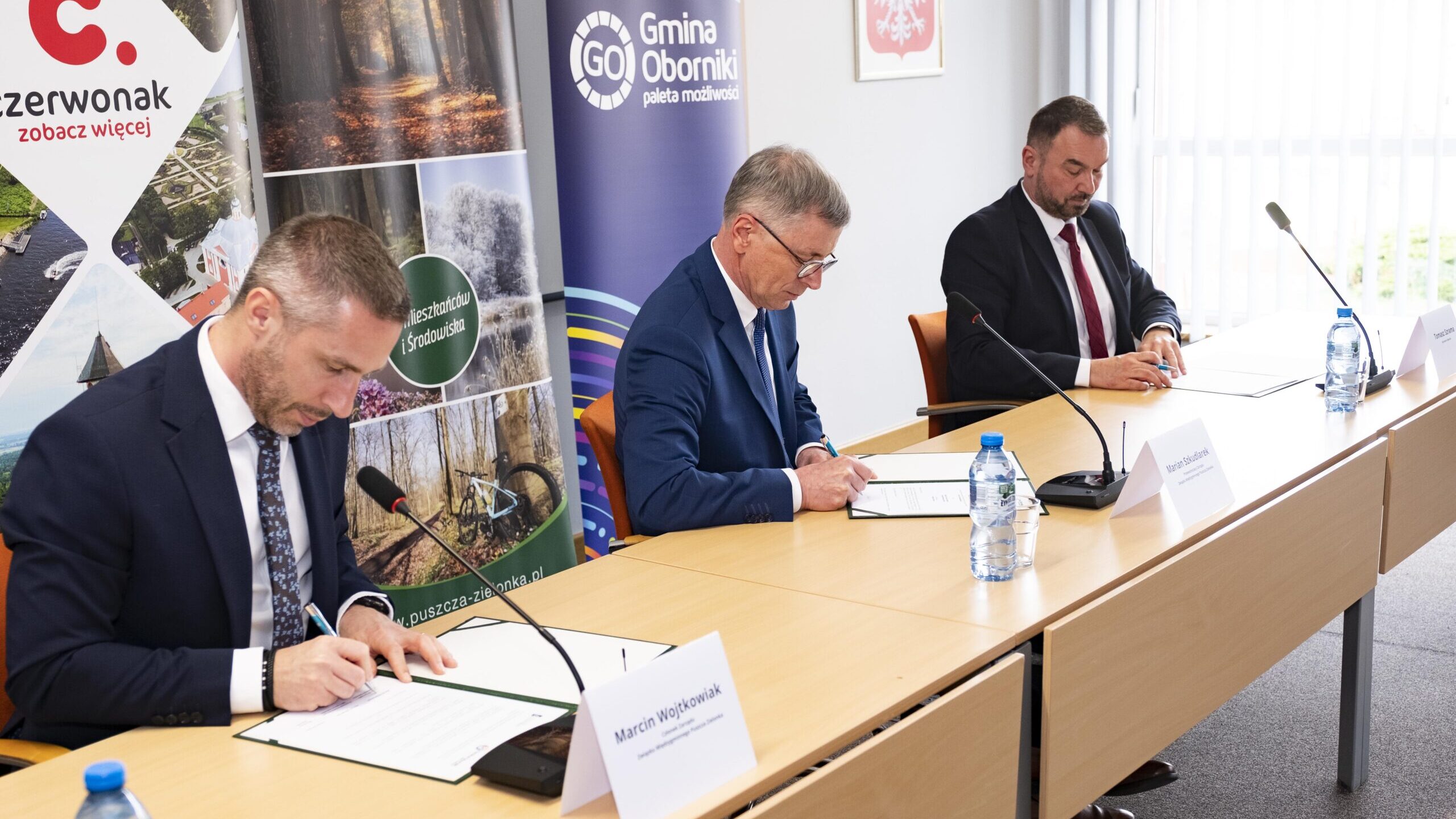 Na zdjęciach od lewej: Marcin Wojtkowiak, Marian Szkudlarek, Tomasz Szrama, Fot. Barbara Wicher