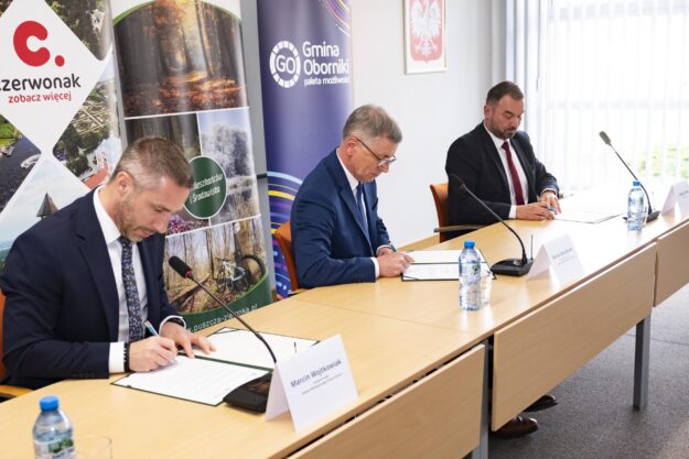 Na zdjęciach od lewej: Marcin Wojtkowiak, Marian Szkudlarek, Tomasz Szrama, Fot. Barbara Wicher